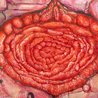 Jang Pa, Gore deco – The origin of the world, 2025. Courtesy of Kukje Gallery