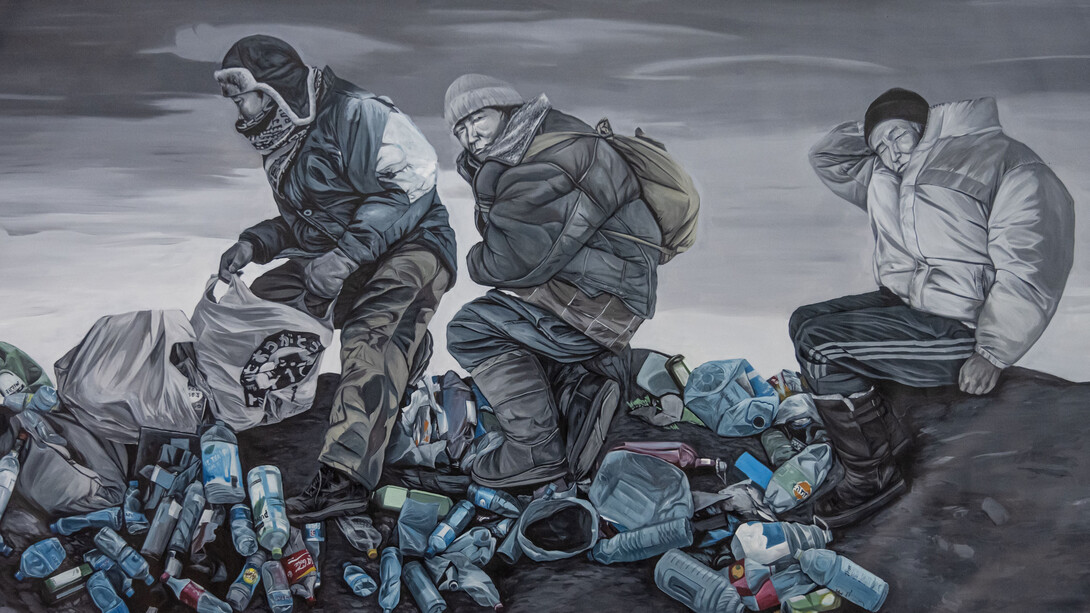 Lkhagvadorj Enkhbat, Supermarket, 2014. Avec l'aimable autorisation du Musée Rietberg