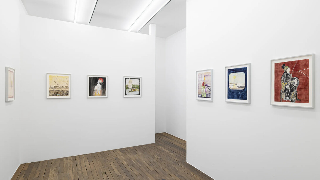 Uwe Wittwer, La cloche dans la forêt (The bell in the grove), exhibition view. Courtesy of Galerie Peter Kilchmann