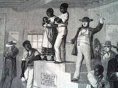 A Slave Auction in Virginia, The Illustrated London News, 1861