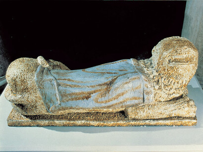 Arturo Martini, Leonessa da giardino, 50 x 134 x 45 cm, Gres smaltato, foggiatura a colaggio, 1935-36