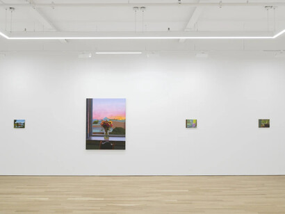 Keiran Brennan Hinton, Change of scenery, exhibition view. Courtesy of Charles Moffett Gallery