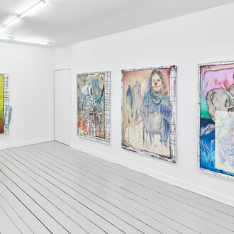 Oskar Rink, Friends with benefits, exhibition view. Courtesy of Ruttkowski;68