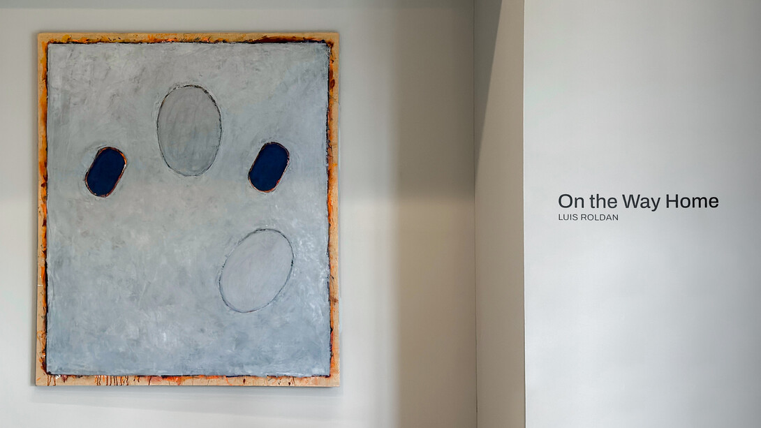 Luis Roldán, On the way home, vista de exhibición. Cortesía de La Cometa Galería