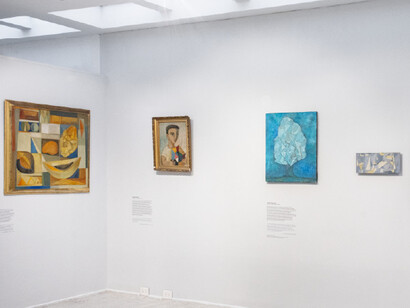 Varios artistas, La avanzada femenina, vista de exhibición. Cortesía de Galería La Cometa