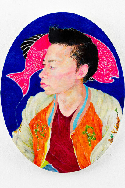 Jennifer McRae, Boy fish kite, 2025. Courtesy of Flowers Gallery