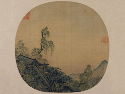 Ma Lin, A pavilion on a moonlit night. Courtesy of Shanghai Museum