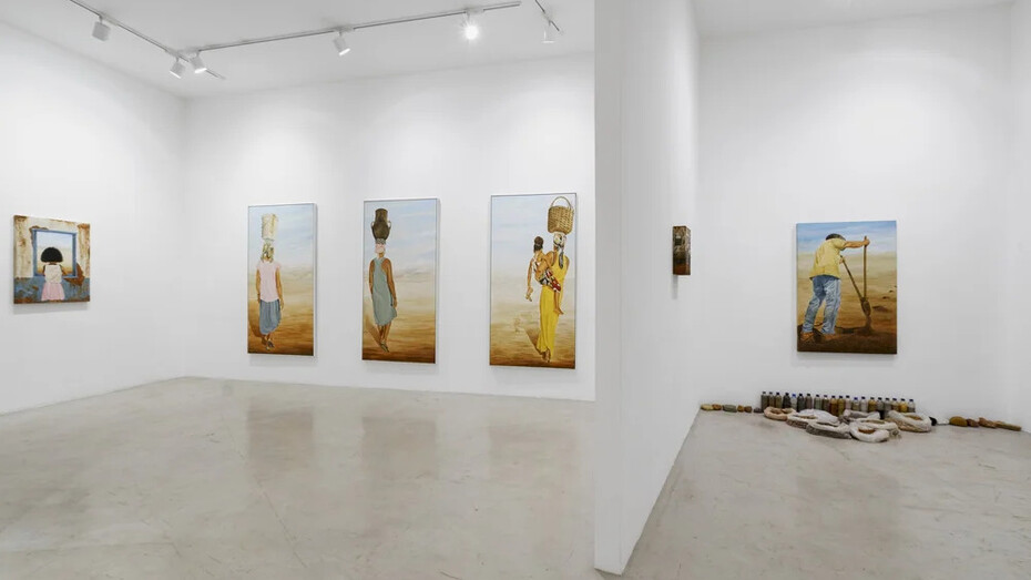 Leandro Júnior, Between Earth and memory, exhibition view. Courtesy of Aura Galeria
