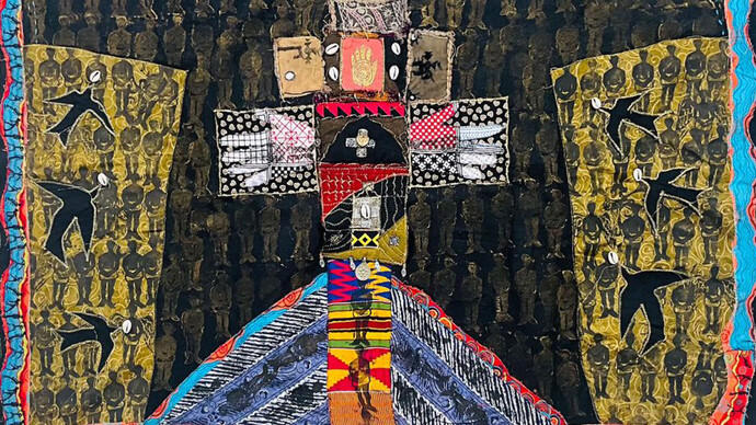 Janet Taylor Pickett, Healing shirt (detail), 2007. Courtesy of Jennifer Baahng Gallery