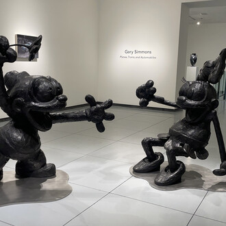 Gary Simmons, Jitterbug swing (detail). Courtesy of Baldwin Gallery