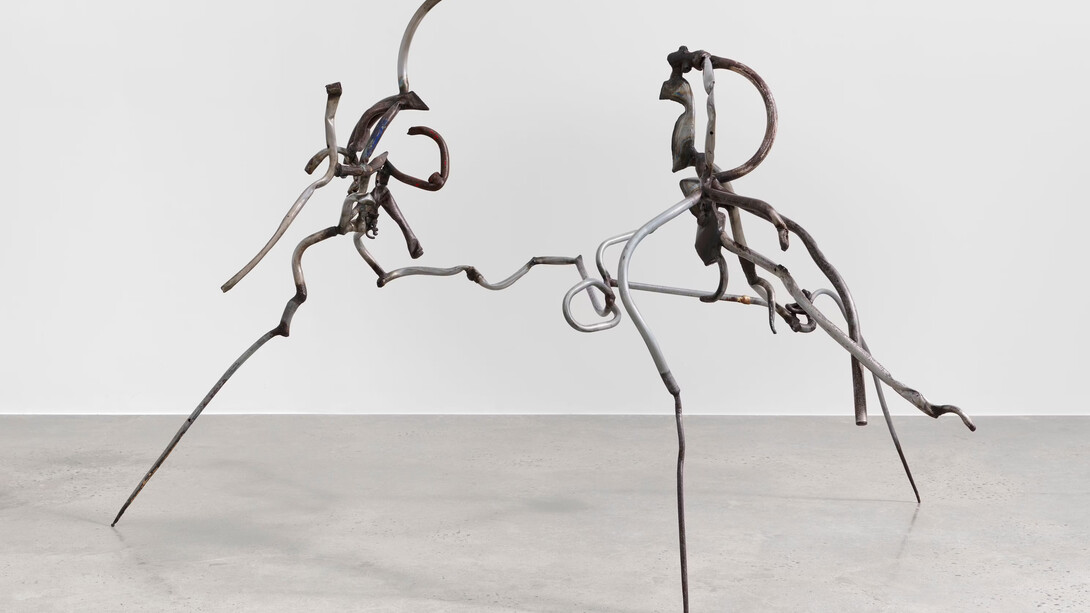 Richard Hunt, Opposed linear forms, 1961. Cortesía del Institute of Contemporary Art