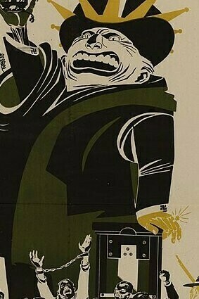 Dmitry Moor, "Freedom for the Prisoners of Scottsboro!", lithograph, 1932