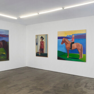 Louisa Matthiasdottir, exhibition view. Courtesy of Tibor de Nagy Gallery