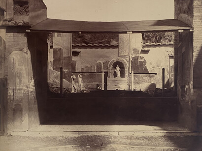 Gabriel Ivanovič de Rumine Pompei, Casa di Marco Lucrezio, 1859. Courtesy of Museo Archeologico Nazionale