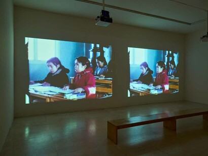 Inuuteq Storch, Soon will summer be over, exhibition view. Courtesy of MoMA PS1