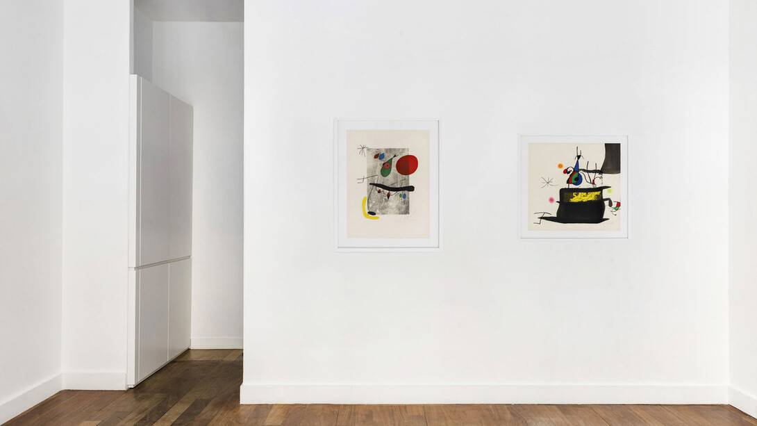 Joan Miró, Solo presentation, exhibition view. Courtesy of Alzueta Gallery