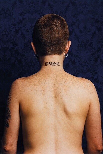 Catherine Opie, Dyke, 1993. Courtesy of Tang Museum