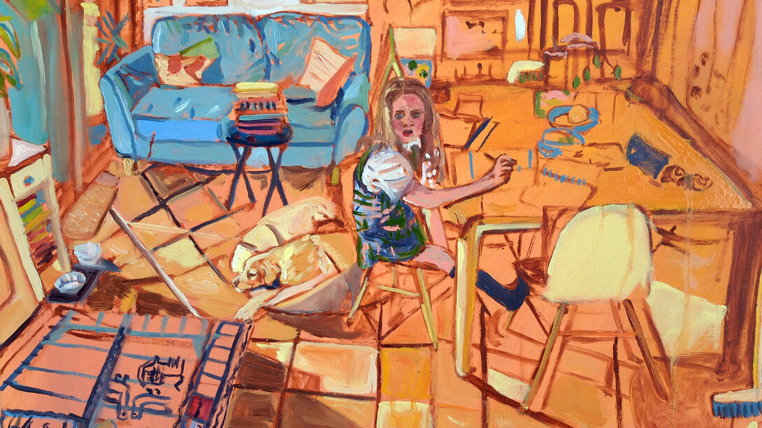 Vicky Smith, Obair bhaile, Homework (detail), 2025. Courtesy of Olivier Cornet Gallery