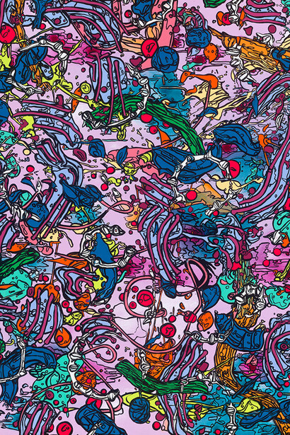 Sam Arnold, July (detail), 2025. Courtesy of Jackson Junge Gallery