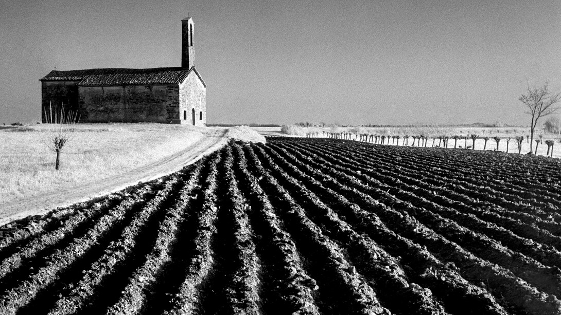 Elio Ciol, Chiesetta votiva, Remanzacco (dettaglio), 1961. Per gentile concessione del Museo Diocesano © Elio Ciol