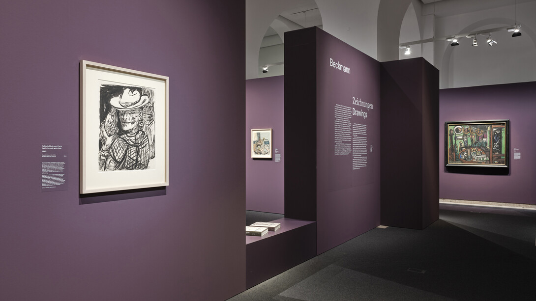 Beckmann, exhibition view. Courtesy of Museum Städel