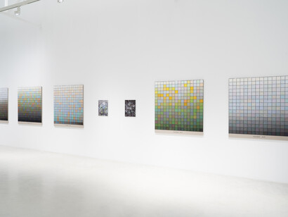 Stijn Cole, El tiempo suspendido, exhibition view. Courtesy of Galería Hilario Galguera