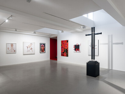 Various artists, Tender fury, exhibition view. Courtesy of Galerie Ron Mandos