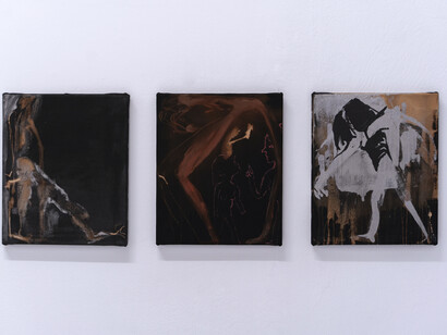 Irene Anguita, Get in line, exhibition view. Courtesy of El Chico Gallery. Photo by Goro Studio