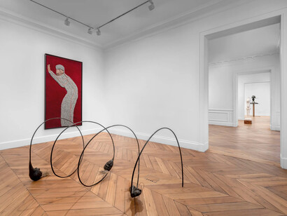 Enrico David, The soul drains the hand, exhibition view. Courtesy of White Cube