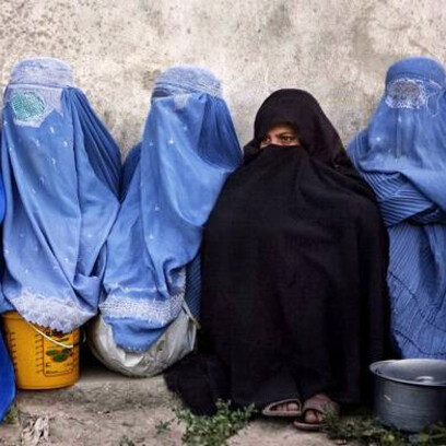Donne che indossano il niqab in Afghanistan