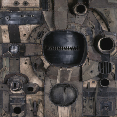 Lee Bontecou, Untitled (detail), 1962. © Yayoi Kusama. Courtesy of the artist and Ortuzar, New York. Photo by Mario Gallucc