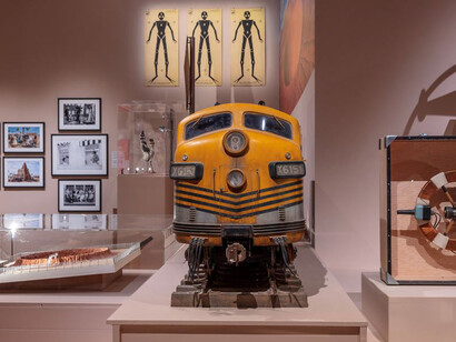 Wes Anderson, The archives, exhibition view. Courtesy of the Design Museum