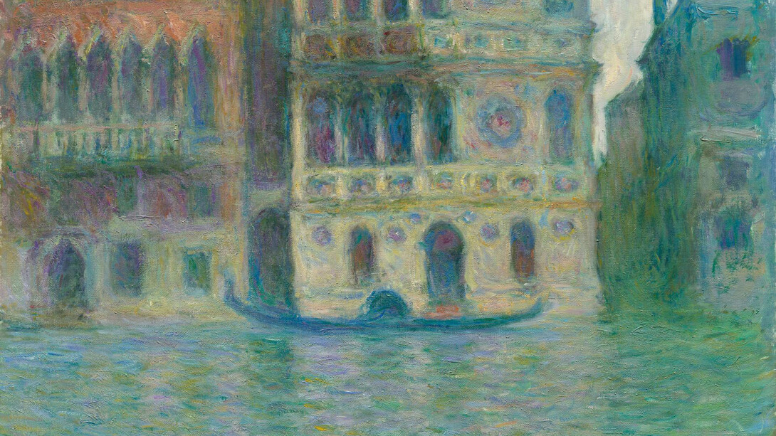 Claude Monet, Venice, Palazzo Dario (detail), 1908. Courtesy of Brooklyn Museum