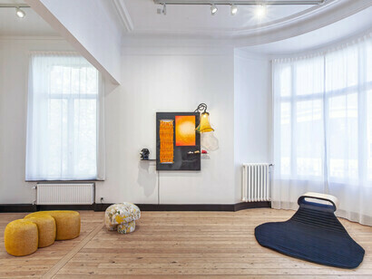 Artistes variés, Textile unravelled, vue de l'exposition. Avec l'aimable autorisation de la Galerie Christophe Gaillard