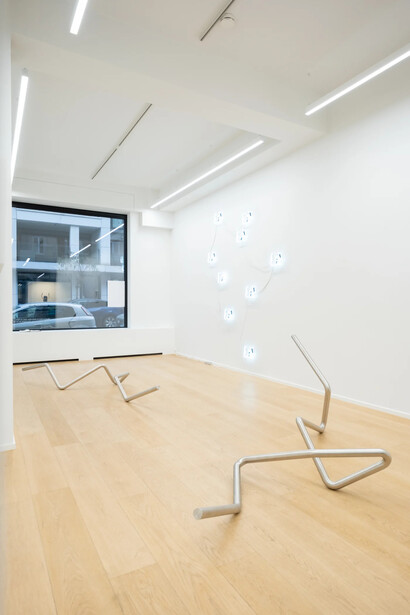Quentin Lefranc, Là, exhibition view. Courtesy of QG Gallery