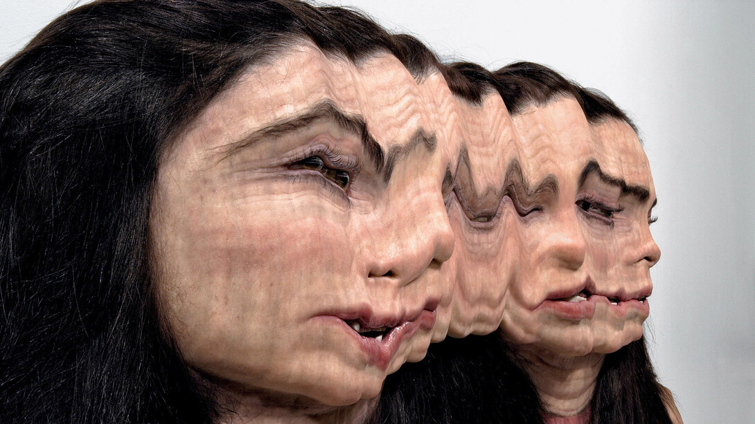 Evan Penny, Panagiota: conversation #1, variation 2 (detail), 2008. Courtesy of Musée national des beaux-arts du Québec