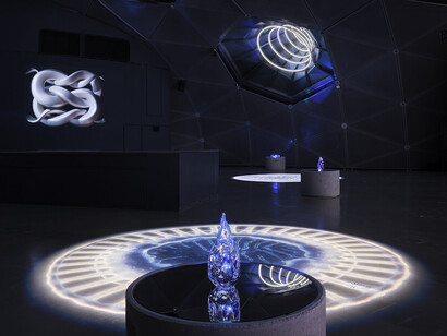 Emilija Škarnulytė, Waters call me home, exhibition view. Courtesy of Kunsthaus Graz