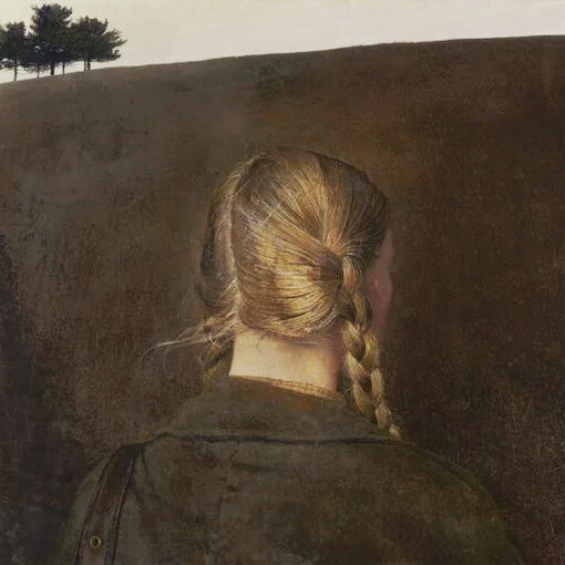 Andrew Wyeth, Camino rural (1979, detalle)