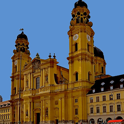 The Theatine Church of St. Cajetan and Adelaide is a Roman Catholic church located in Munich, southern Germany