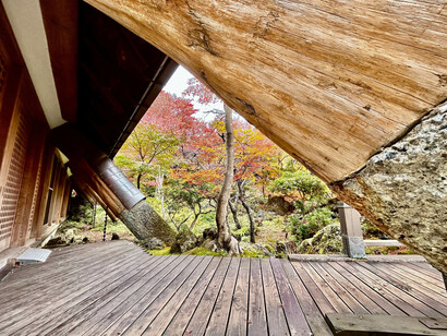 Wooden framework of the main building gallery, Itchiku Kubota Art Museum ©Alma Reyes
