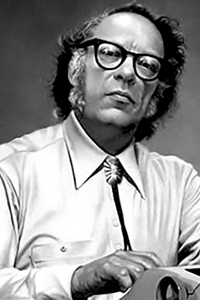 Isaac Asimov, American author and Boston University biochemistry professor, was celebrated as one of the “Big Three” science fiction writers
