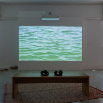 Shahana Rajani, In drawing, in remembrance, exhibition view. Courtesy of Para Site