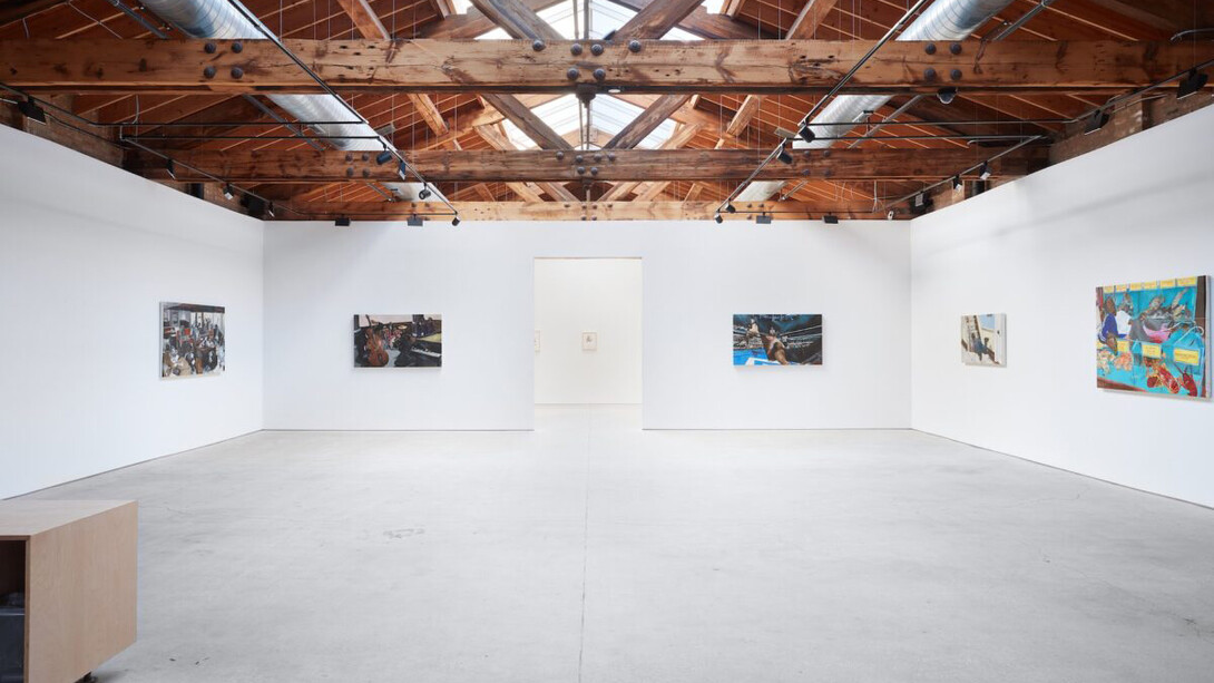 Okey Ofomata, You should get some sleep, exhibition view. Courtesy of Anthony Gallery