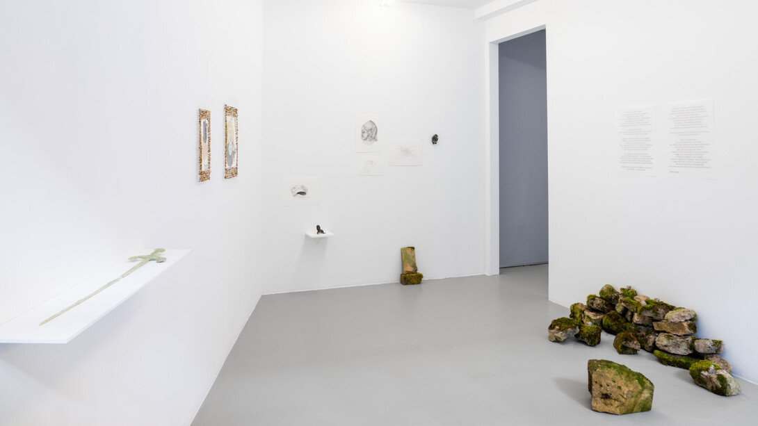 Valentine Cotte et Chloé Saksik, Dual, vue d'exposition. Avec l'aimable autorisation de la Galerie Modulab