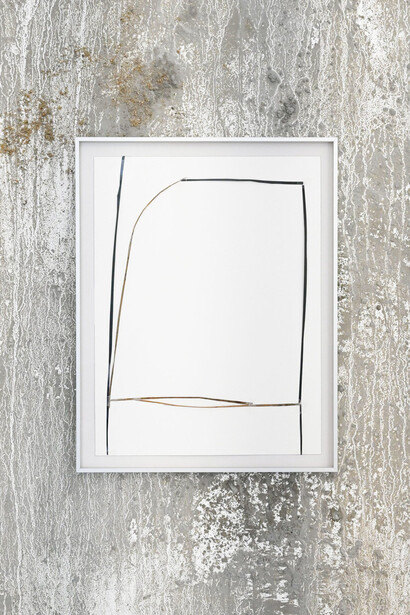 Gonçalo Sena, Folhas fantasma, vista da exposição. Cortesia da Kubikgallery