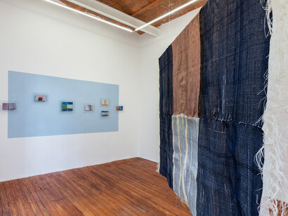 Marie Hazard, The shadow that weaves within me, exhibition view. Courtesy of Galería Mascota