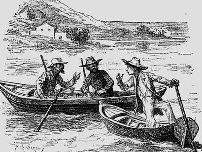 Achille Sirouy’s illustrations for Mark Twain’s Adventures of Huckleberry Finn