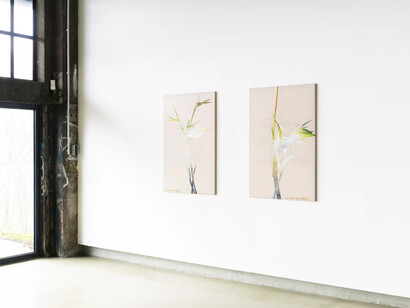 Shan Fan, Bambus im portrait, exhibition view. Courtesy of Tom Reichstein Contemporary