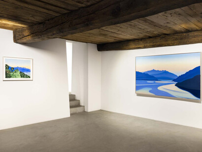 Thomas Huber, ausstellungsansicht. Mit freundlicher genehmigung der Galleria Monica De Cardenas