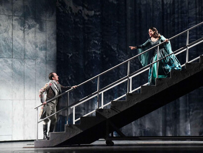 Simon Boccanegra, veduta della performance. Cortesia del Teatro La Fenice